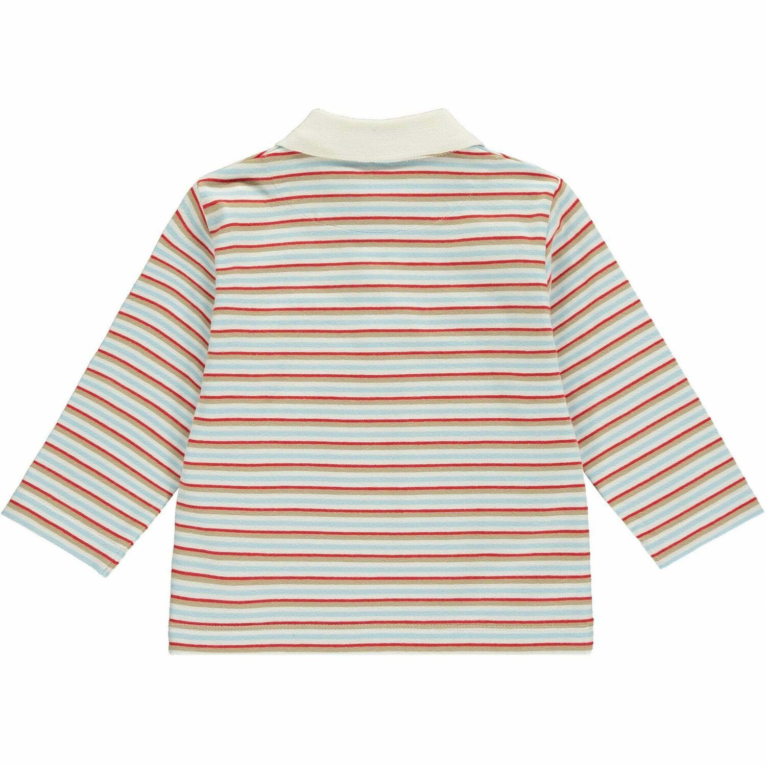 Boys Striped Polo Shirt, 1, hi-res