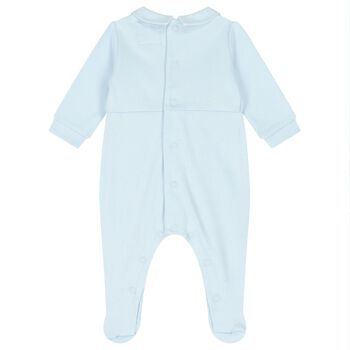 Baby Boys Blue Babygrow