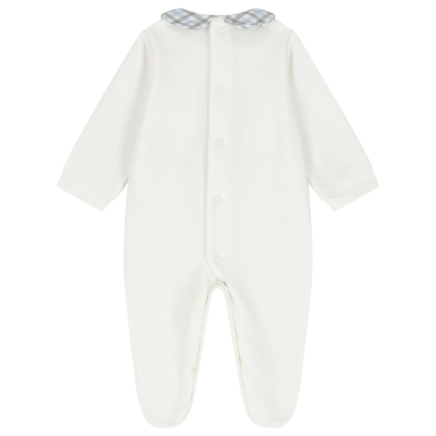 Baby Boys Ivory Teddy Bear Babygrow, 1, hi-res