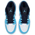 Blue & White Air Jordan 1 Low Trainers, 11, hi-res