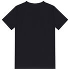 Boys Navy Blue Logo T-Shirt, 3, hi-res