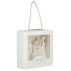 White Teddy Bear Baby Dummy Clip, 1, hi-res