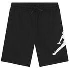 Boys Black Jordan Shorts, 1, hi-res