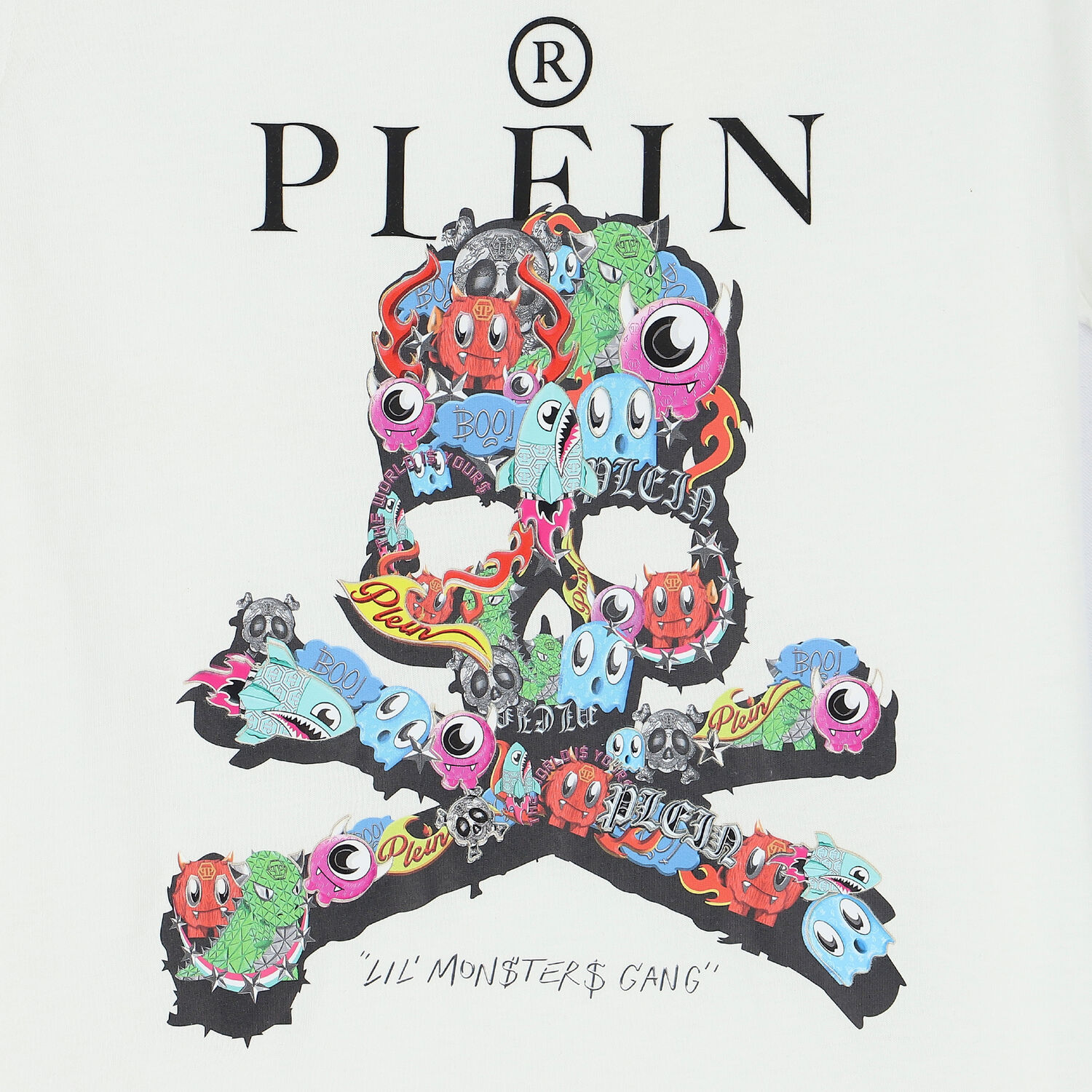 Boys White Logo T-Shirt, 1, hi-res image number null