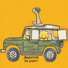 Younger Boys Yellow Dinosaurs T-Shirt, 1, hi-res