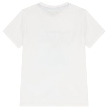 Boys White Logo T-Shirt