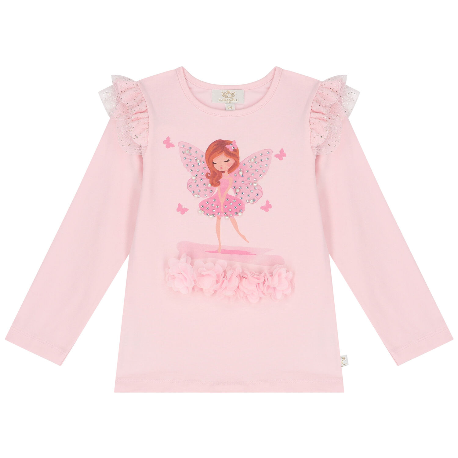 Girls Pink Fairy Tulle Skirt Set, 1, hi-res