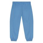 Younger Boys Blue & White Puppy Tracksuit Set, 2, hi-res