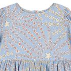 Baby Girls Blue Star Dress Set, 1, hi-res