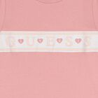 Girls Pink Logo Dress, 1, hi-res