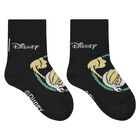 Multi-Coloured Disney Logo Socks ( 5-Pack ), 1, hi-res