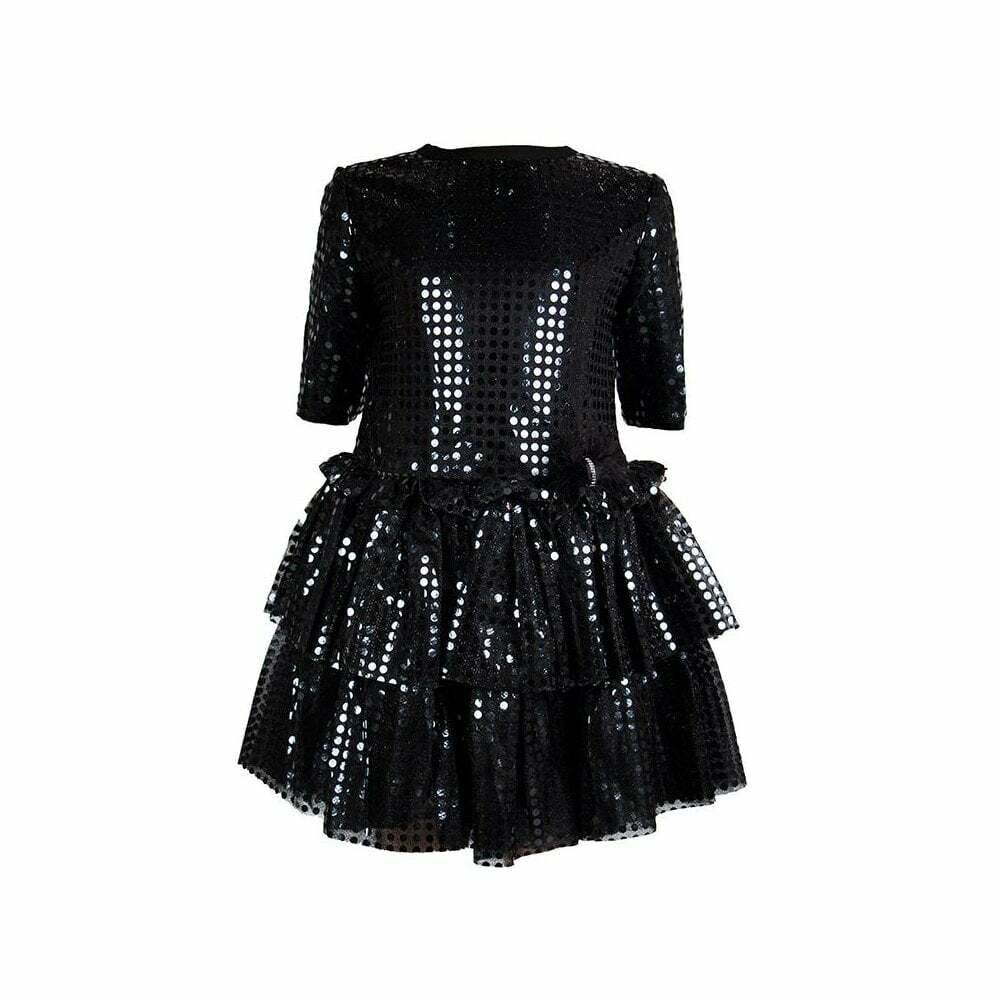 Girls black dress uk on sale