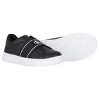 Black & White Logo Trainers, 1, hi-res