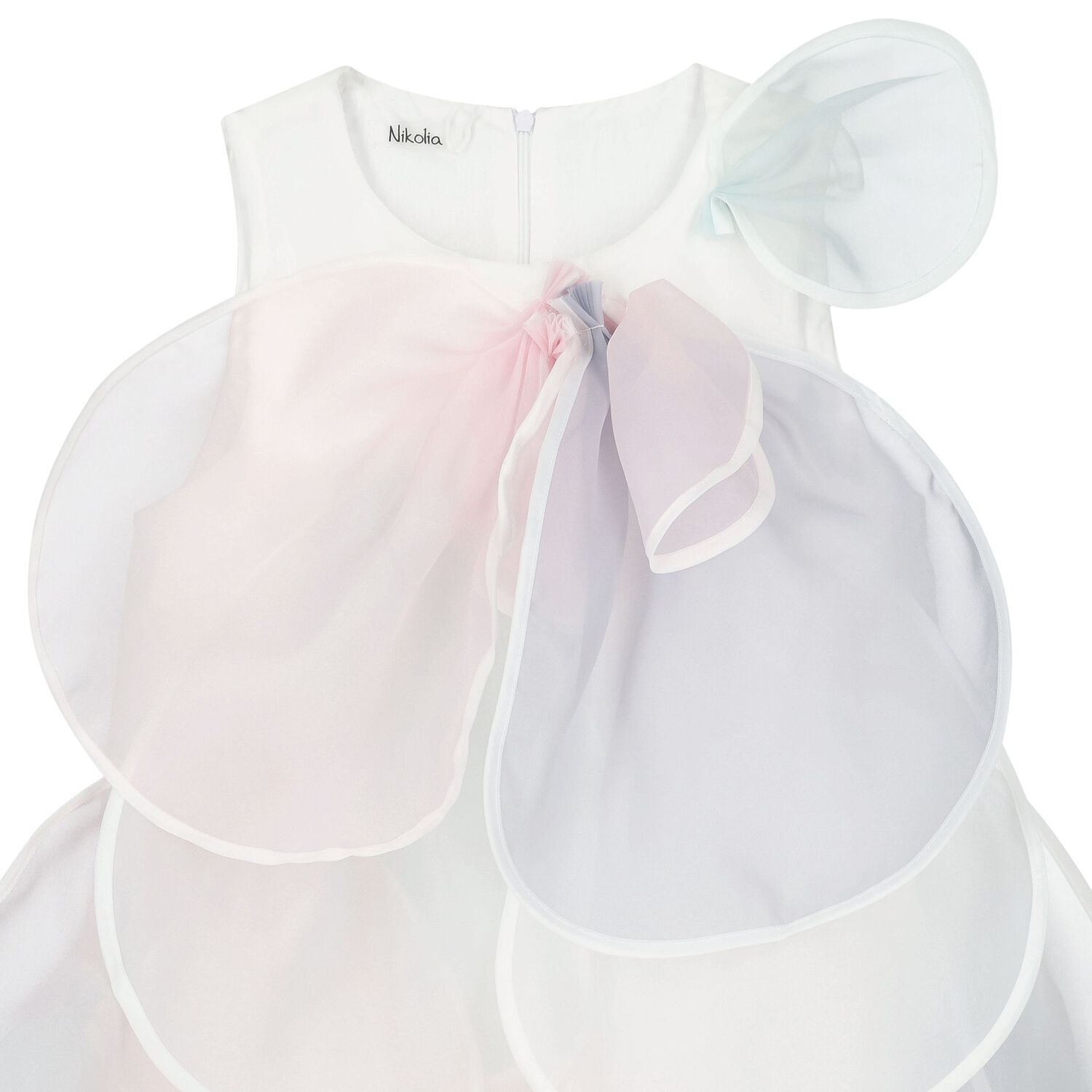 Girls Multi-Coloured Petal Dress, 1, hi-res image number null