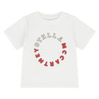 Younger Boys Ivory Logo T-Shirt, 1, hi-res