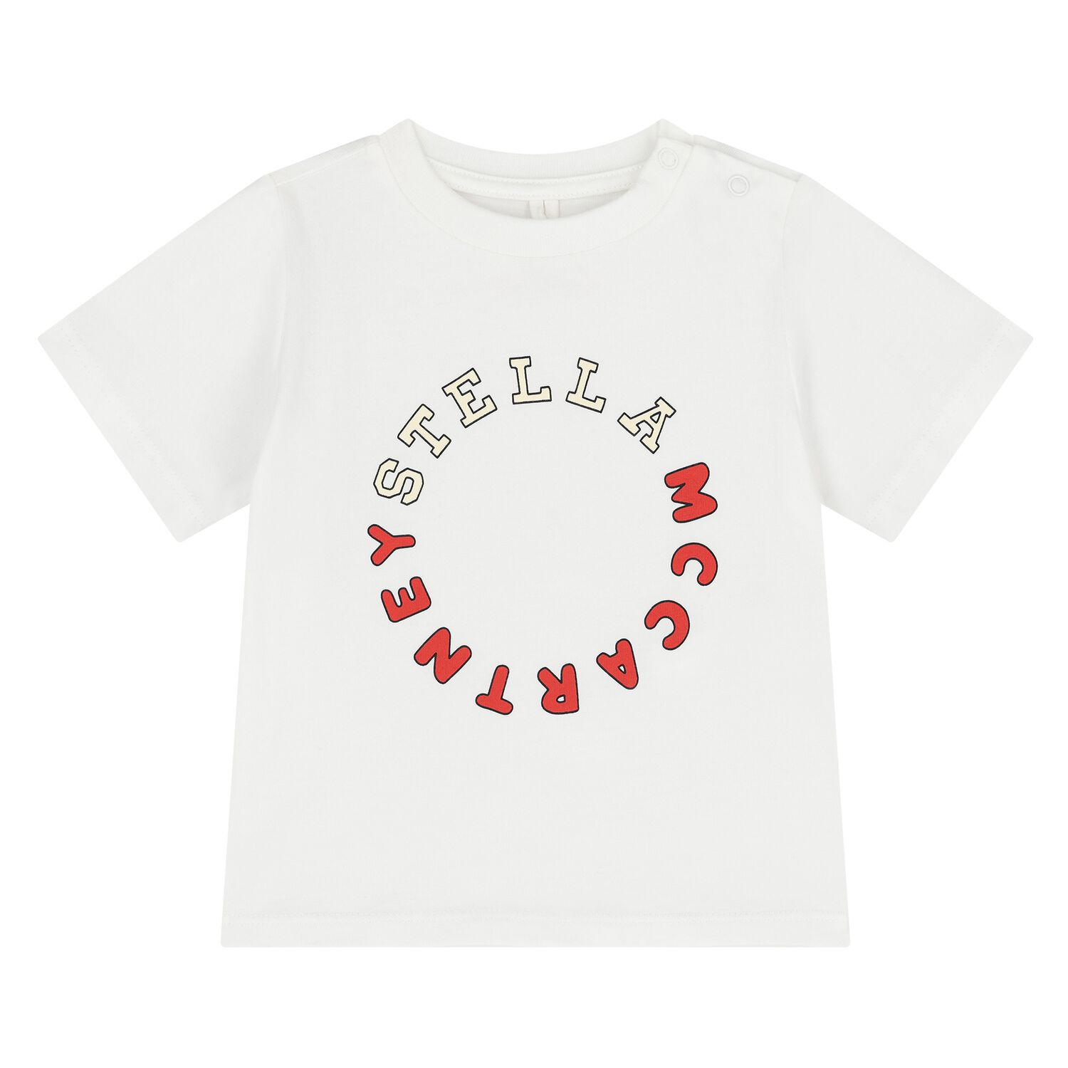 Younger Boys Ivory Logo T-Shirt, 1, hi-res