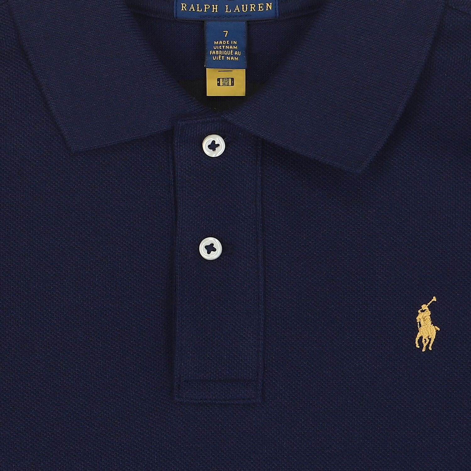 Boys Navy Logo Polo Shirt, 1, hi-res image number null