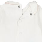 Beige & Ivory Flower Babygrows ( 2-Pack ), 2, hi-res
