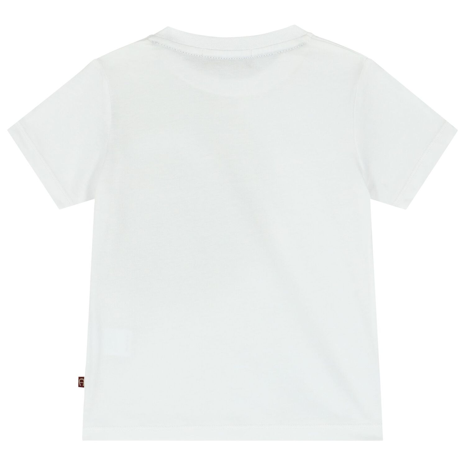 Younger Boys White Logo T-Shirt, 1, hi-res image number null