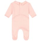 Baby Girls Pink Tiger Babygrows ( 2 Pack ), 1, hi-res