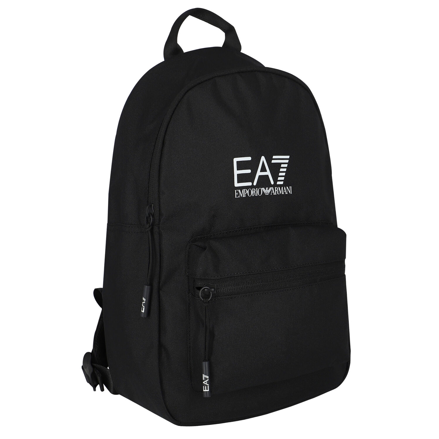 Black Logo Backpack, 2, hi-res