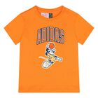 Baby Boys Orange  & Navy Blue Disney Shorts Set, 1, hi-res