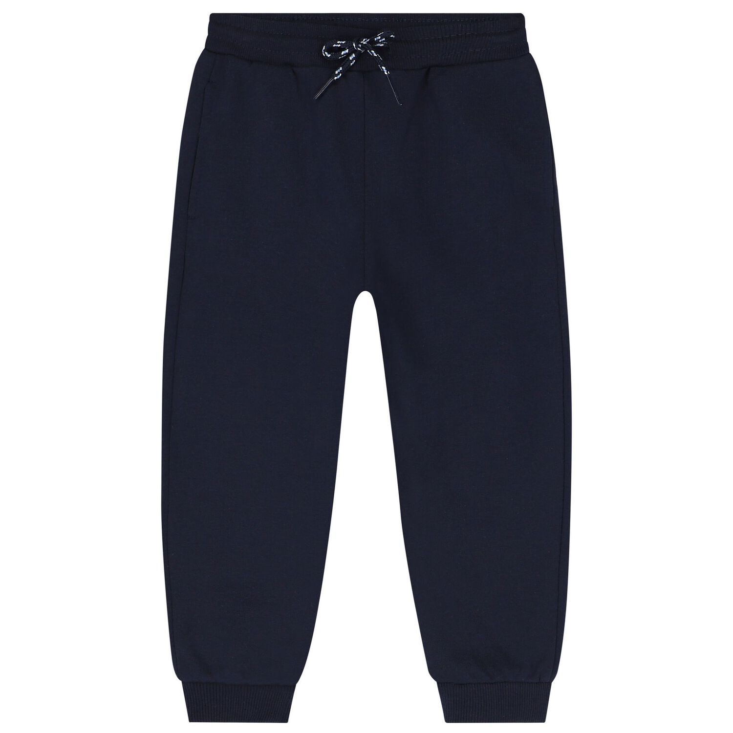 Younger Boys Navy Blue, Grey & Yellow 3 Piece Tracksuit Set, 1, hi-res image number null