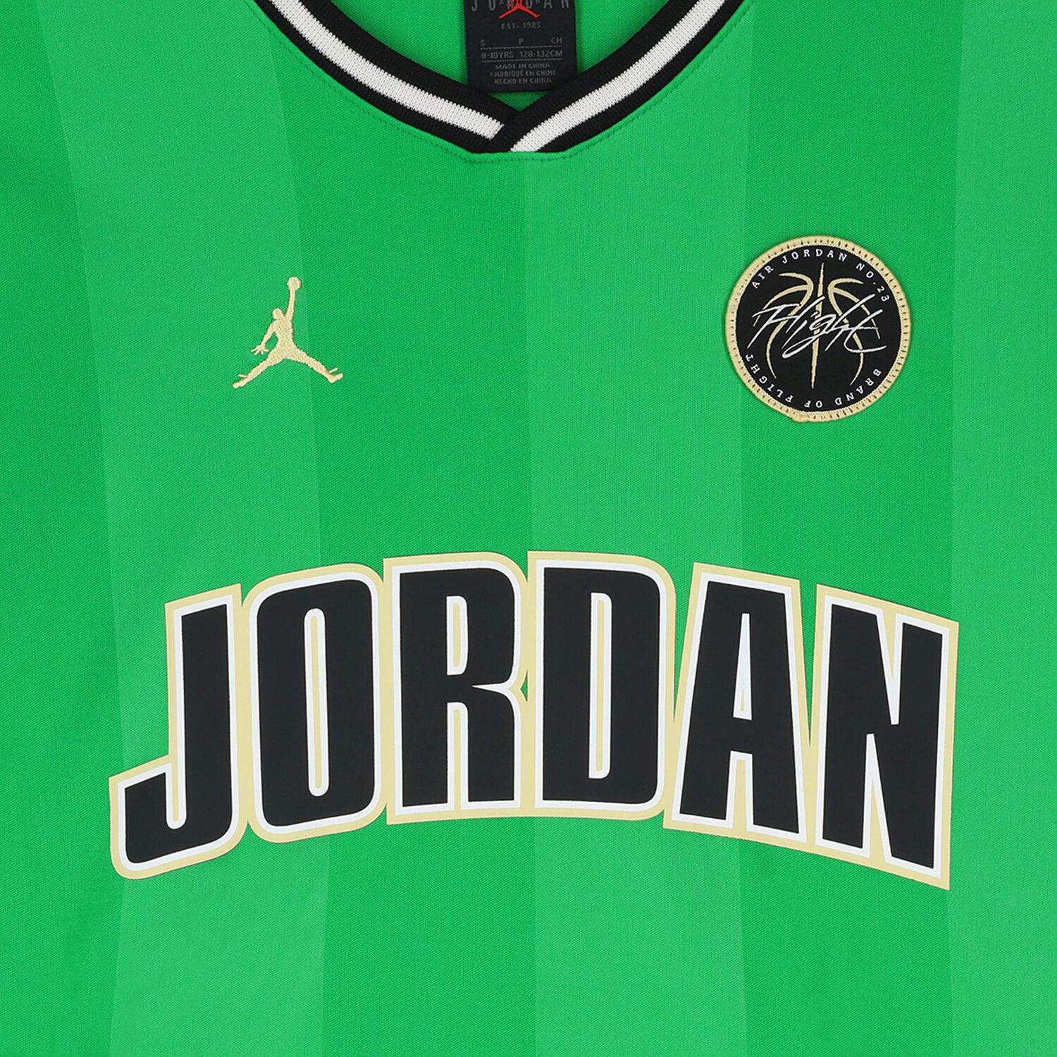 Boys Green Jordan Logo T-Shirt, 3, hi-res