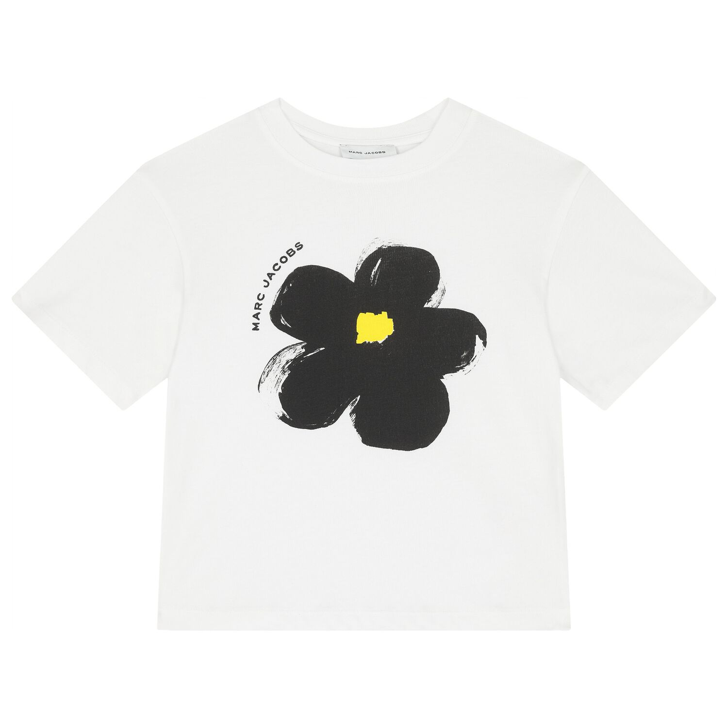 Girls White Daisy T-Shirt, 1, hi-res image number null