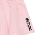 Girls Pink Logo Skirt, 1, hi-res