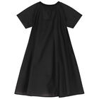 Girls Black & White Logo Dress Set, 1, hi-res