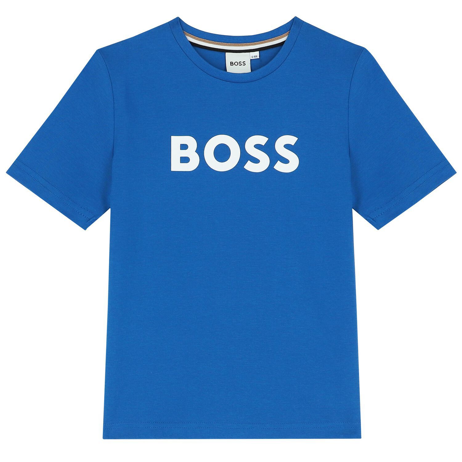 Boys Blue Logo T-Shirt, 6, hi-res image number null