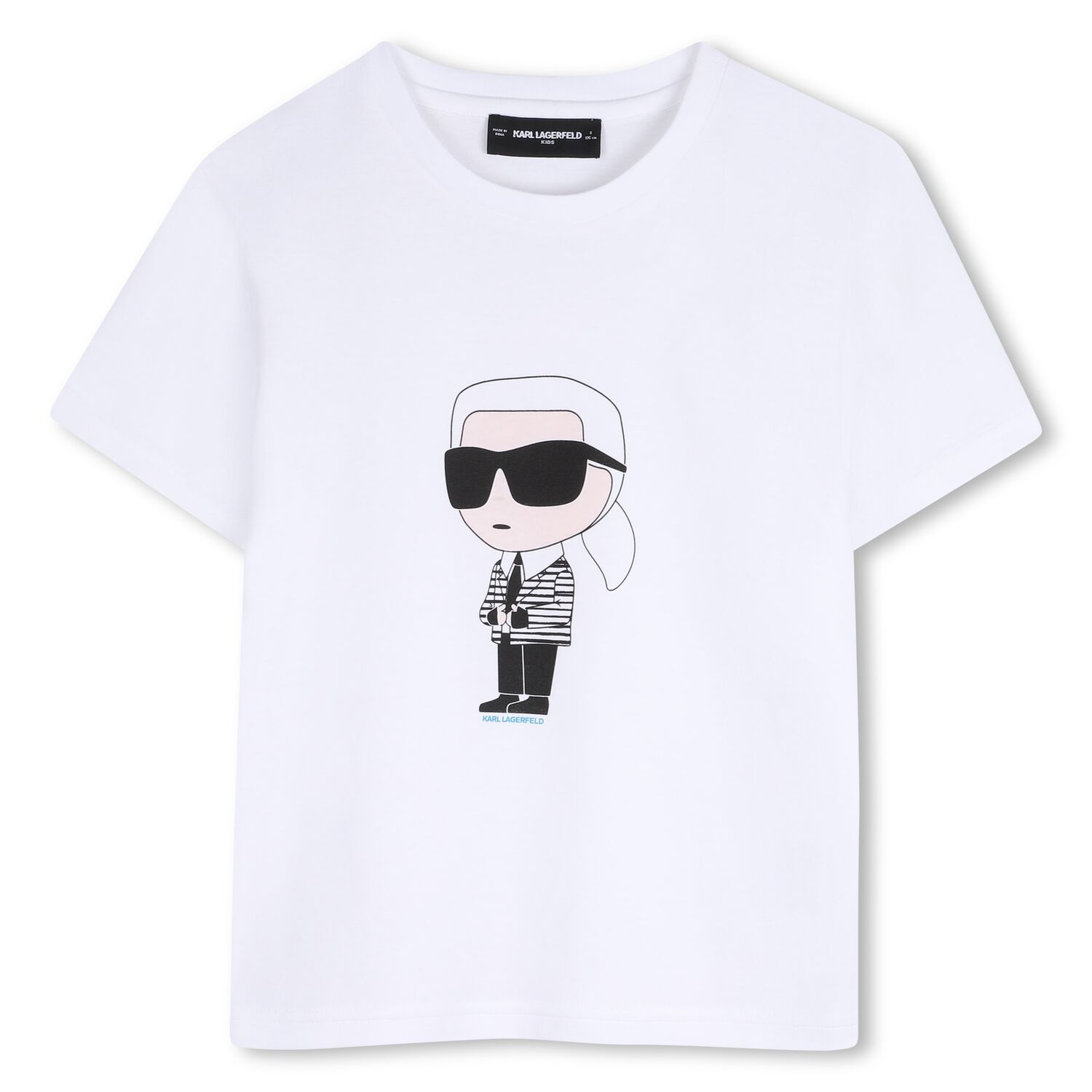 Boys White Logo T-Shirt, 2, hi-res