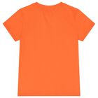 Boys Orange Logo T-Shirt, 2, hi-res