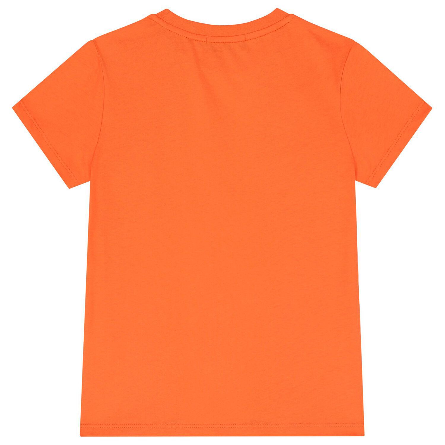 Boys Orange Logo T-Shirt, 2, hi-res
