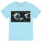 Boys Blue Graphic T-Shirt, 3, hi-res