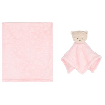 Baby Girls Pink Blanket Gift Set