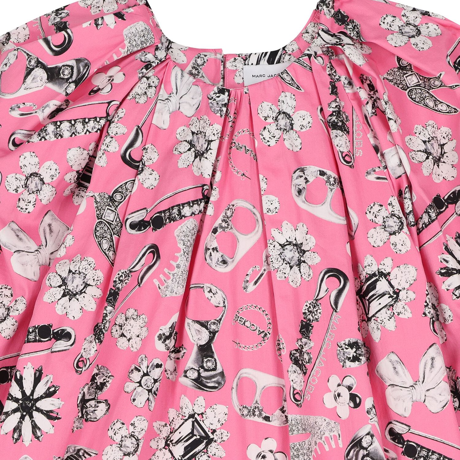 Girls Pink Jewel & Charm Dress, 1, hi-res image number null