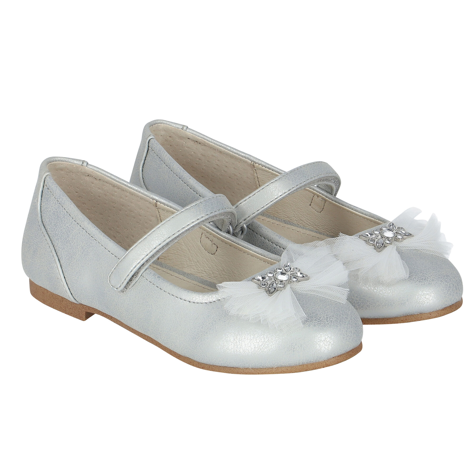 Silver ballerina shoes for toddlers sale