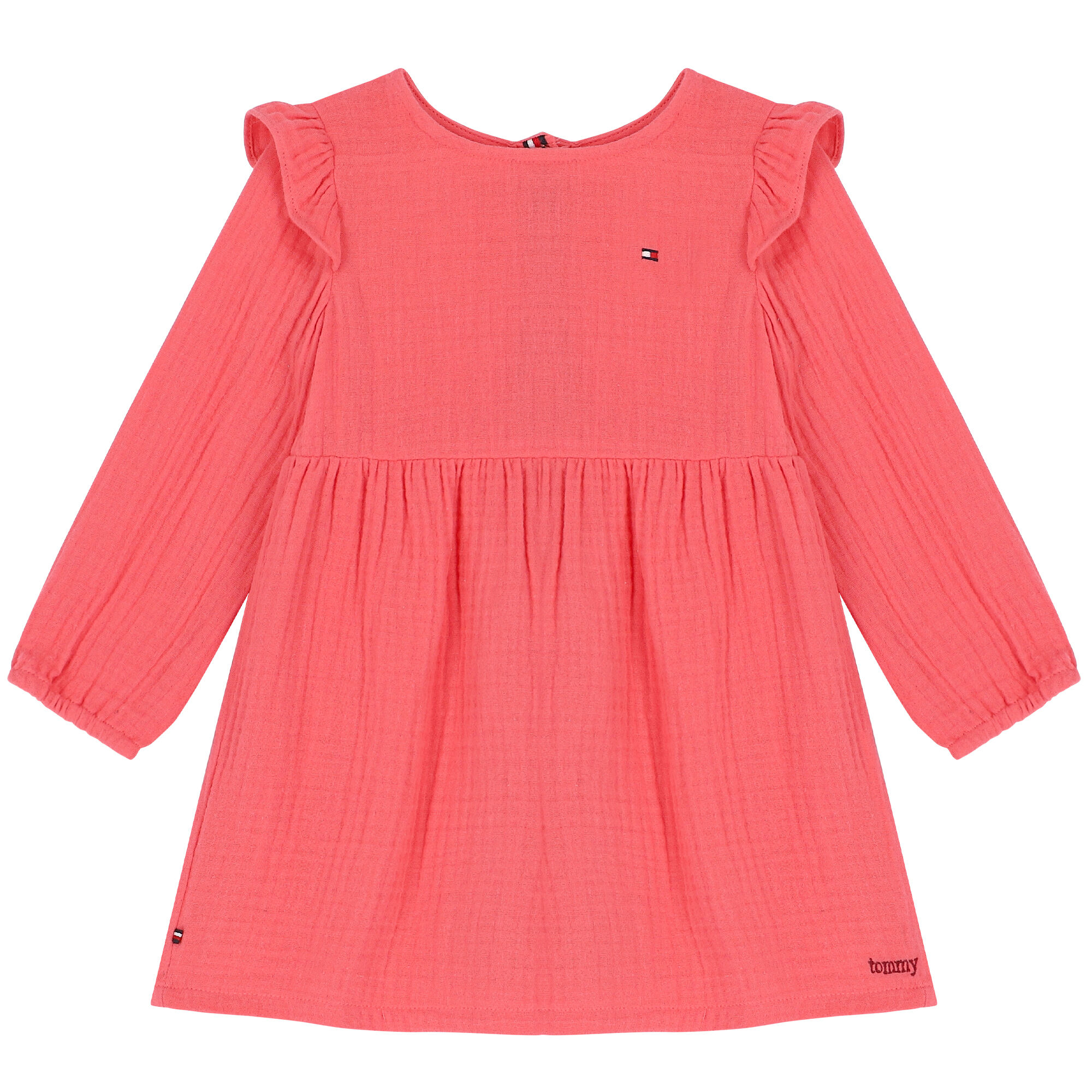 Tommy Hilfiger Baby Girls Pink Logo Dress Junior Couture UK