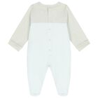 Baby Boys Blue Logo Babygrow, 2, hi-res