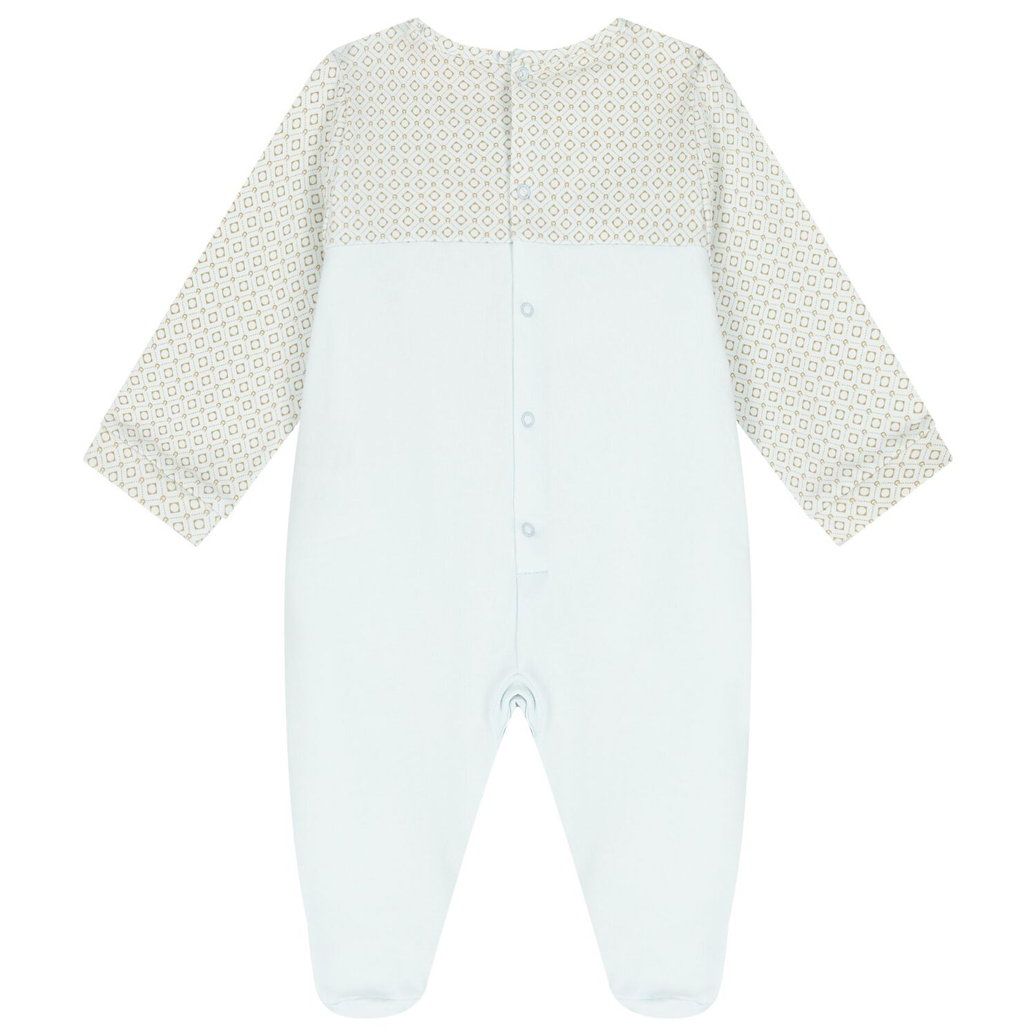 Baby Boys Blue Logo Babygrow, 2, hi-res