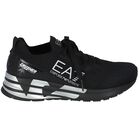 Black Logo Trainers, 1, hi-res