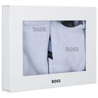 Baby Boys Blue Logo Tracksuit Set, 1, hi-res