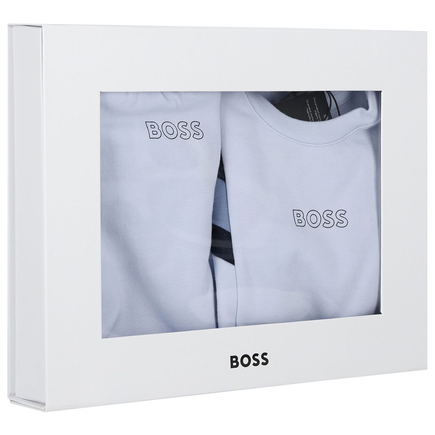 Baby Boys Blue Logo Tracksuit Set, 1, hi-res