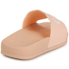 Girls Pale Pink Logo Sliders, 1, hi-res