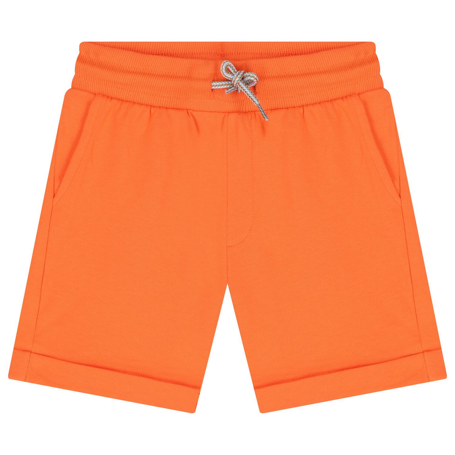 Boys White, Green & Orange Shorts Set, 1, hi-res