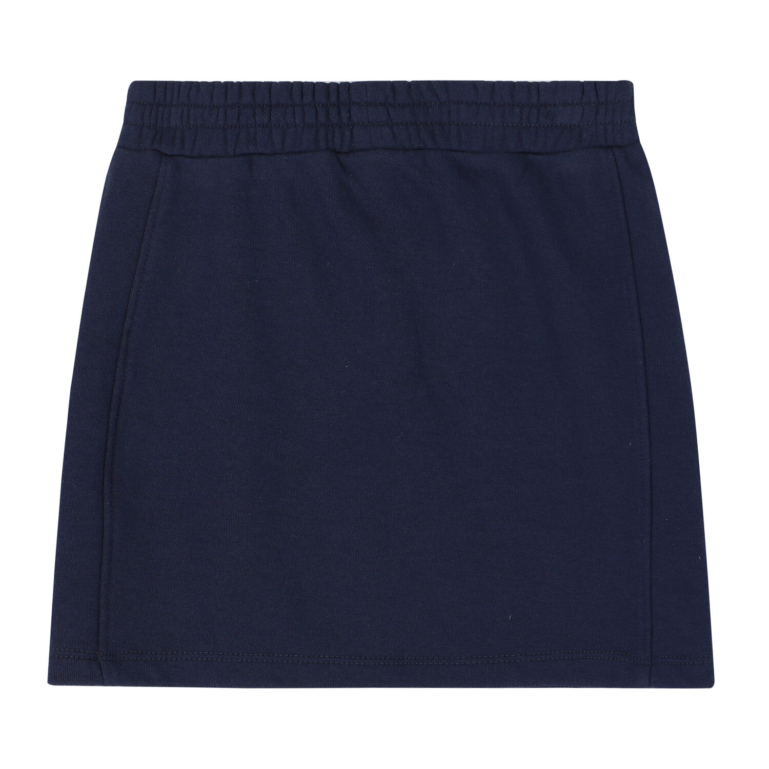 Girls Navy Logo Skirt, 1, hi-res