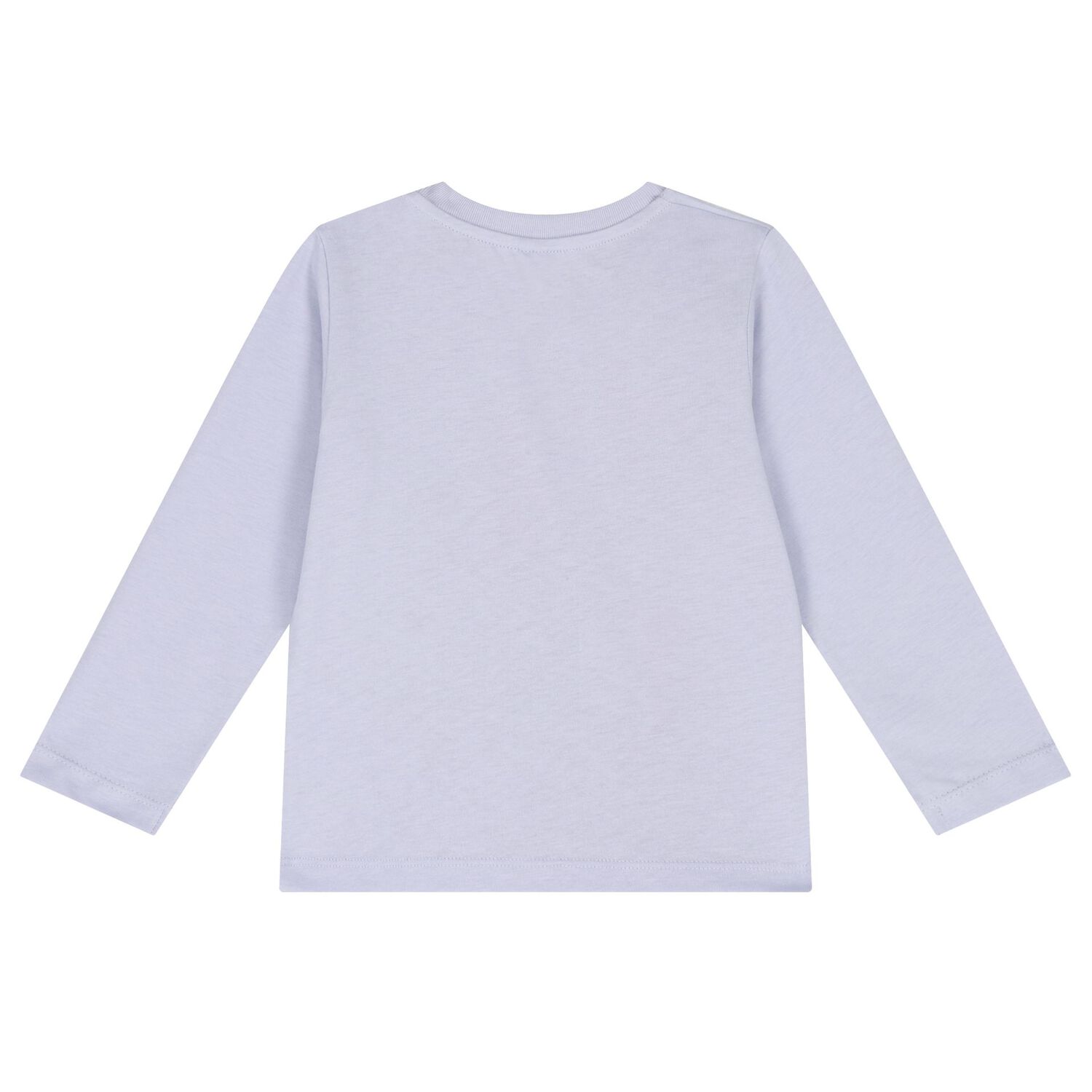 Younger Girls Lilac Logo Long Sleeve Top, 1, hi-res image number null