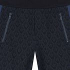Boys Navy Blue Logo Shorts, 2, hi-res
